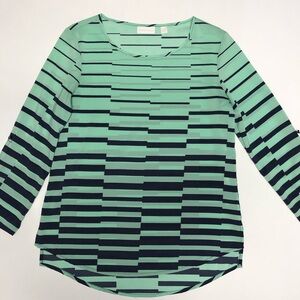 New York & company 3/4 sleeve blouse size XS